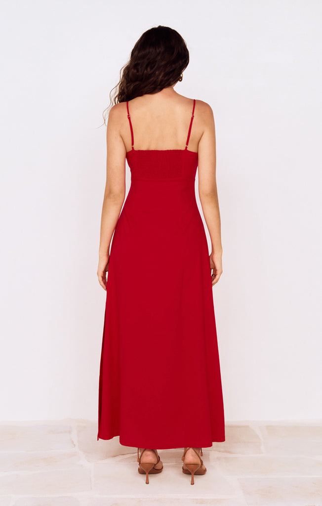 RHODES TWIST FRONT MAXI DRESS – Voda Boutique